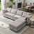 Light Gray Polyester Blend