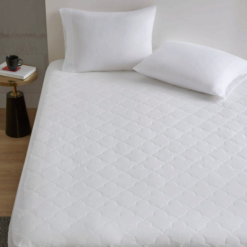 Cotton Percale Quilted Mattress Pad