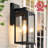 Black Modern Outdoor Wall Lights for Porch, Garden, House