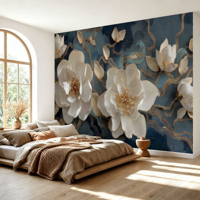 Papier peint adhésif auto-adhésif moderne pour la chambre à coucher Peel and Stick L 69 po x l 96 po