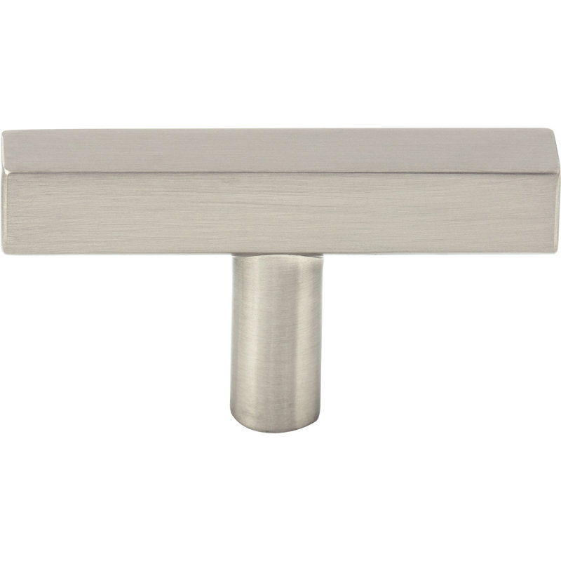 Dominique Bar Knob, Satin Nickel, 2 1/4"