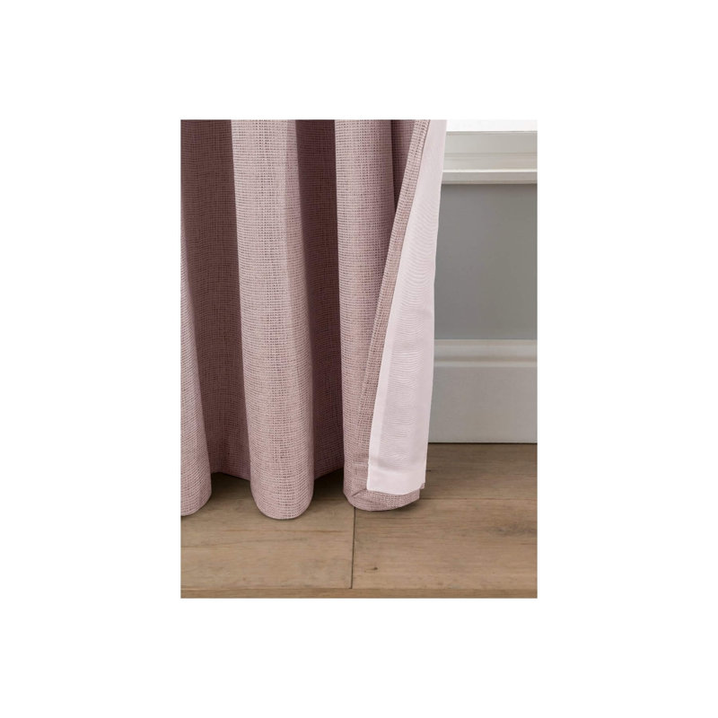 Breighlynn Blackout Curtain Panel Pair, Blush, Width 168 x Drop 228 cm