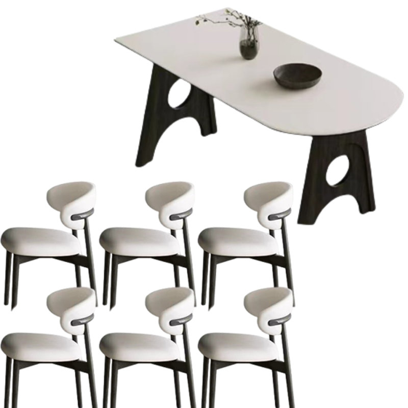 Table de salle à manger French French, H 29,5 po x L 59,1 po x l 31,5 po
