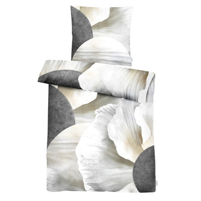 Decorate Your Night Sateen Abstract Duvet Cover with Pillow Shams