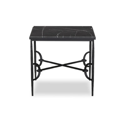 Babylon Small End Table-Lunar Marble