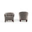 Chaise d'appoint rembourrée demi-tonneau-73222794