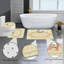 Ensemble de tapis de bain White Bunny