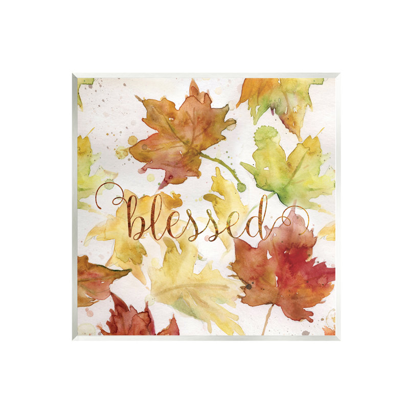 " Blessed Fall Maple Leaves " by Carol Robinson