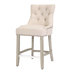 Beige Linen/Antique Gray Frame