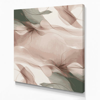 Abstrait paysage 100, toile beige
