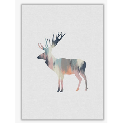 Pastel Moose - Print