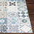 Akkar Geometric Blue/Cream/Gray Area Rug-719848771