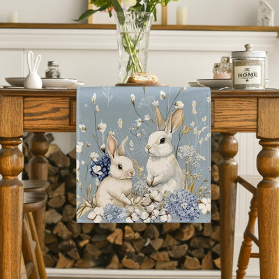 Chemin de table Bunny & Hydrangea