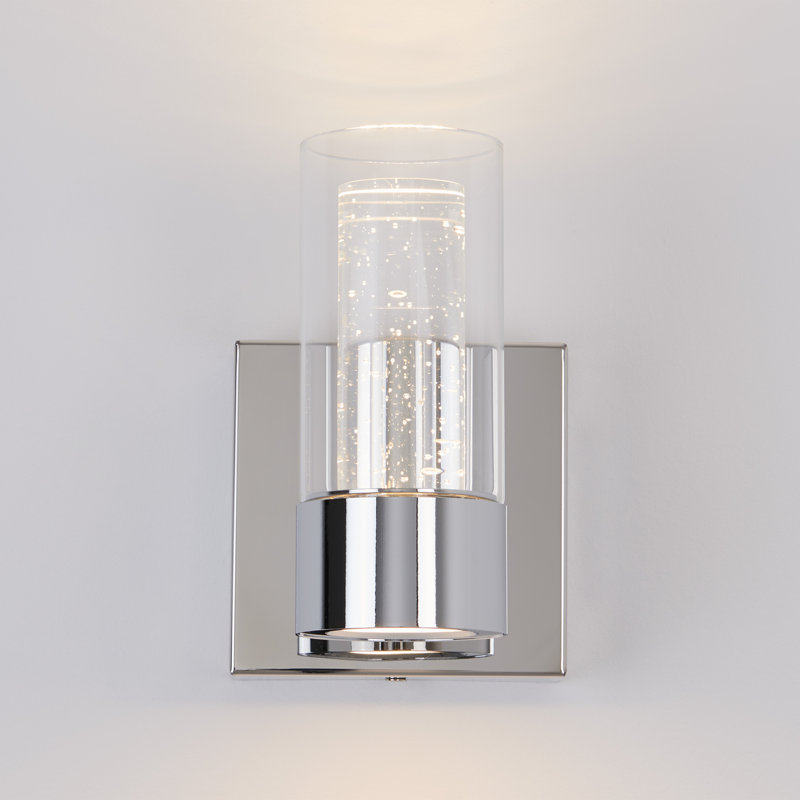 Éclairage pour salle de bain à intensité variable 1 lumière DEL chrome Vistamar