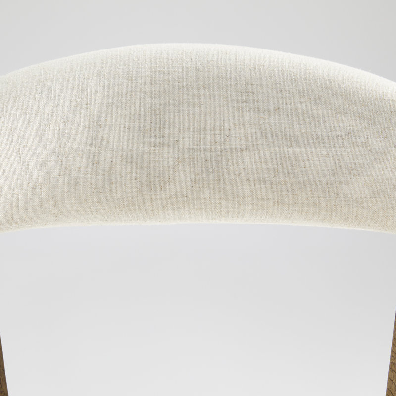 Prater Upholstered Stool with Solid Wood Frame