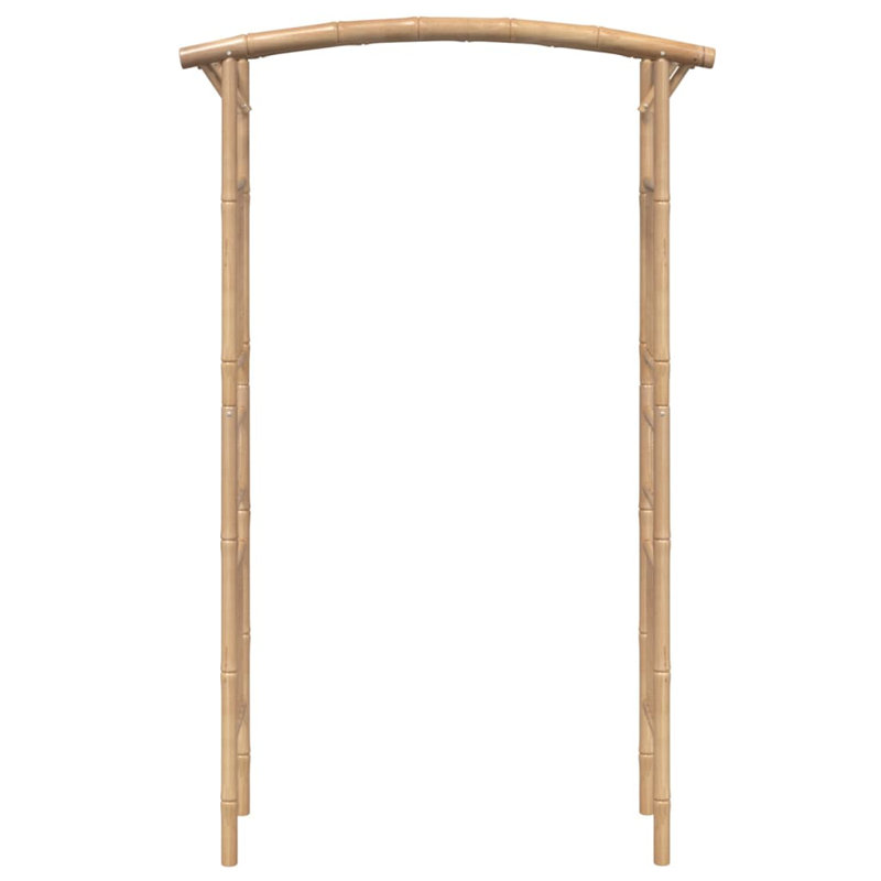 Alessja 118cm W x 40cm D Solid Wood Arbour in Brown