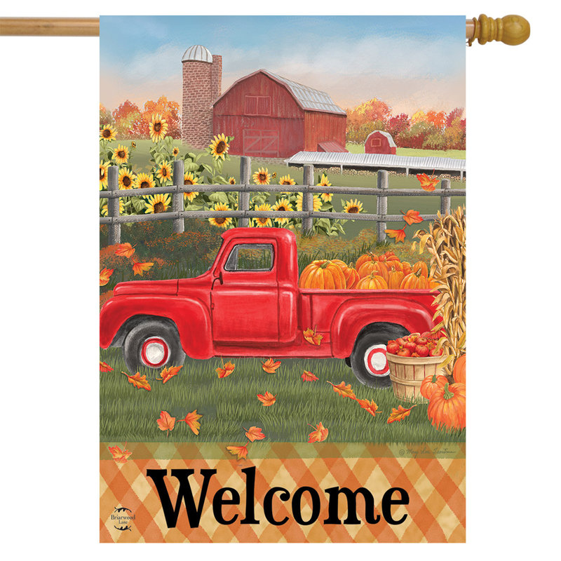 Drapeau Fall House Welcome House 28 x 40