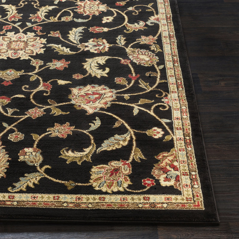 Tapis noir / brun Feagin, Rectangle 12 pi x 15 pi
