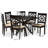 Ingalls 6 - Person Cross Legs Dining Set-326877622-367589170