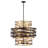 Brayden Studio Harnett Dark Bronze Finish Chandelier
