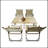 Multi-Function Foldable and Portable Dining Set, 1 Dining Table & 4  Folding Chairs
