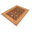Tapis oriental brun clair / doré clair en laine noué à la main 8 pi 2 po x 9 pi 11 po Silke