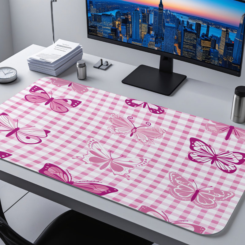 Polyester Desk Pad, 14.4x12.1