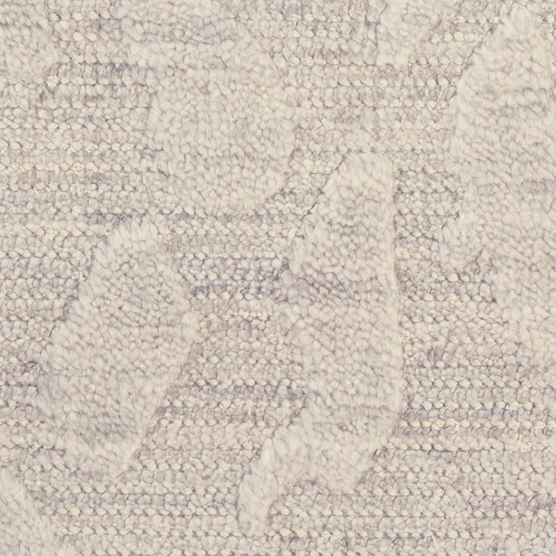 Ananya Abstract Area Rug in Silver, Rectangle 2' x 3'