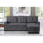Klotilda Upholstered Sectional Sofa, Sofa Bed, Sofa Sleeper, Pull Out Sofa, Convertible Sofa (chaise can be left or right)-300630959