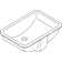 Ladena® Finish Vitreous China Rectangular Undermount Bathroom Sink with Overflow
