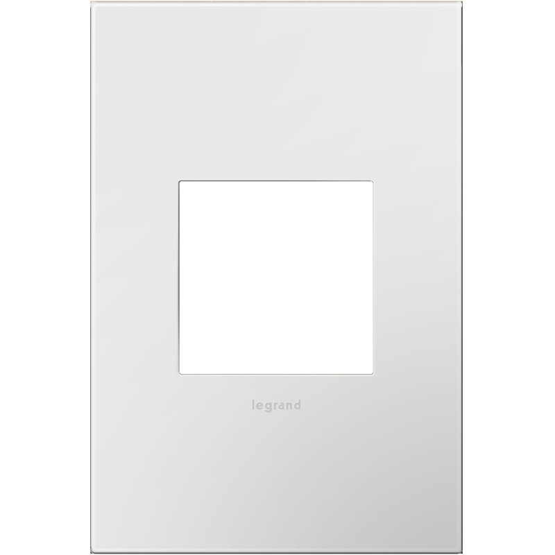 Adorne® 1 - Plaque murale à bascule, Blanc sur blanc