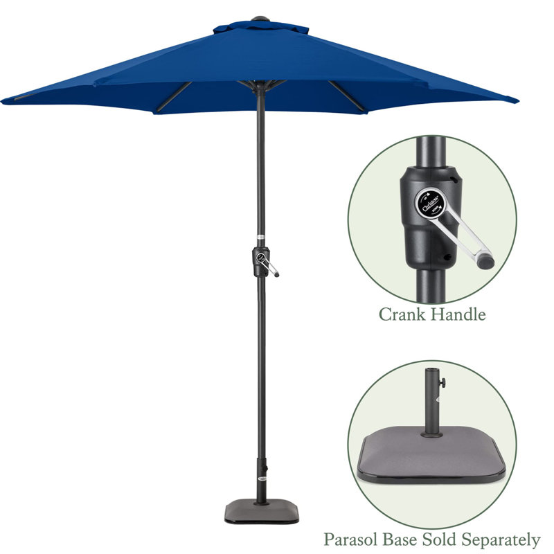 Atri 240cm Market Parasol, Navy