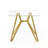 Square Tempered Glass Dining Table for Small Spaces – Sturdy Metal Base, Modern Minimalist Design