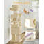 159 cm Cat Tree for Indoor Cats, Cat Tower, Multi-Level Cats Condo with 8 Scratching Posts, 3 Platforms, 2 Caves, Basket, Plush Balls, Sisal Rope, Anti-Tip Kit-337413195