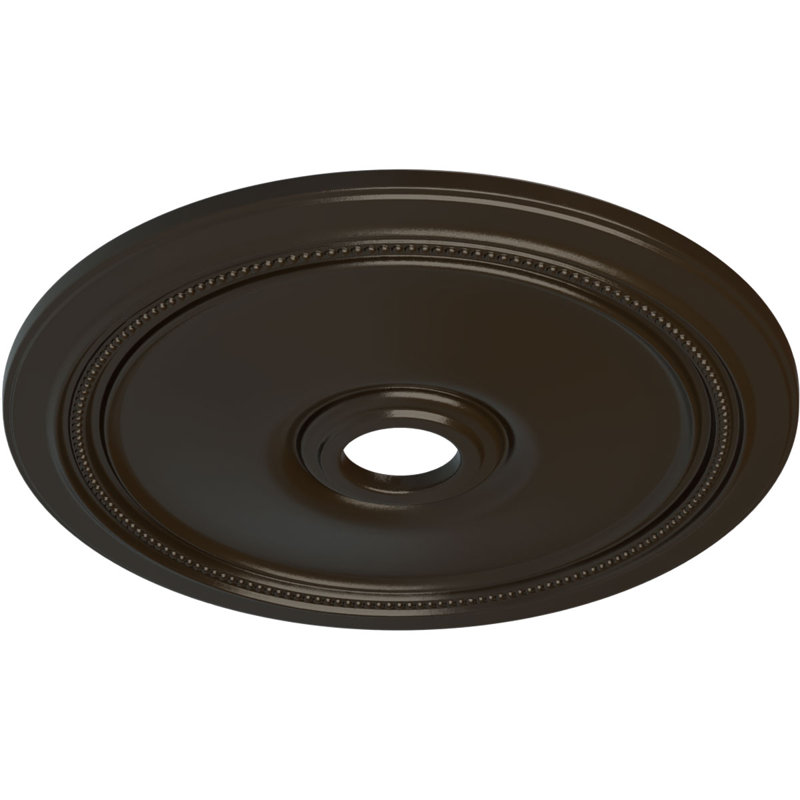24 po de diamètre extérieur x 3 5/8 po de profondeur x 1 1/4 po de médaillon de plafond Diane (convient aux auvents jusqu'à 6 1/4 po)