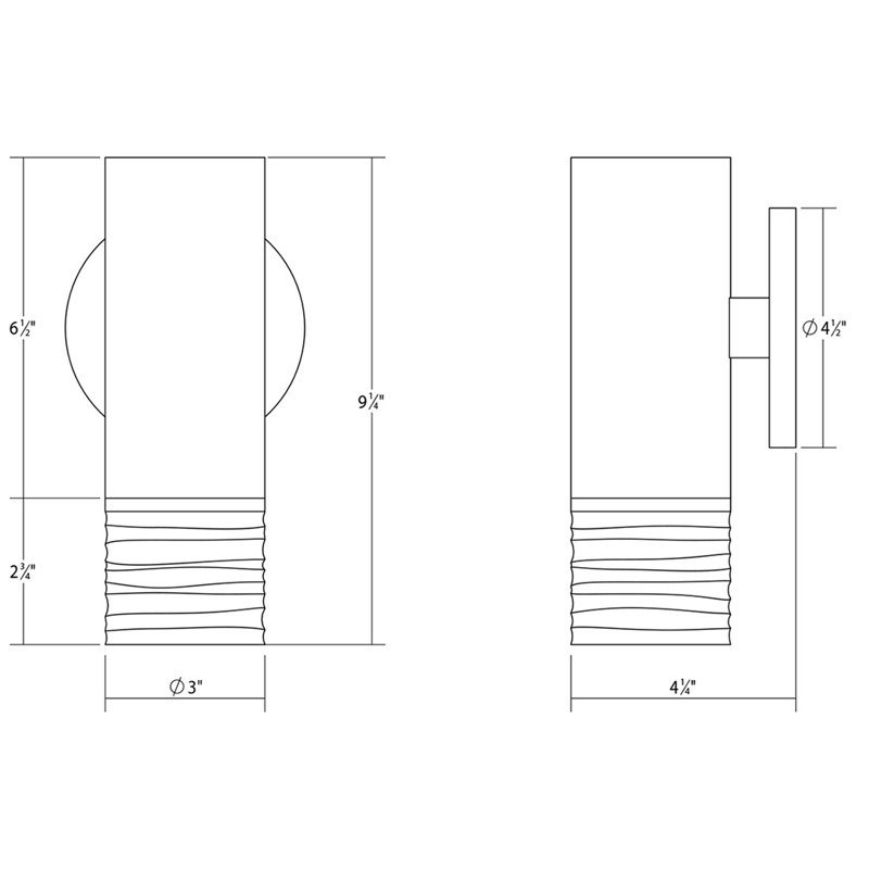 ALC Stainless Steel LED Armed Sconce