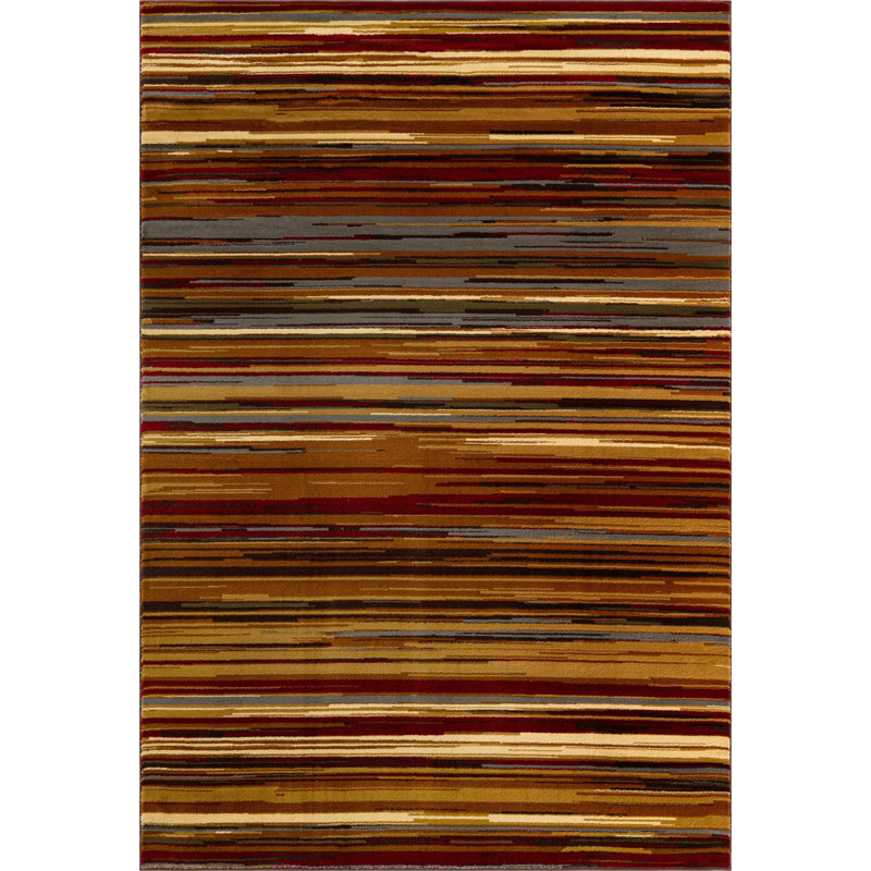Contemporary Baynebridge Area Rug Mult Stripe Color, Rectangle 7' x 10'