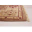 Tapis à main one-of-kind noué la 2010 ushak brun/rouge 8 pi 1 po x 10 pi zone de laine 2 po Terron