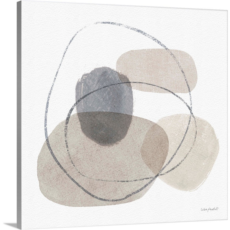 « Think Neutral 07 » par Lisa audit, reproduction d’art sur toile, Toile tendue, H 48 po x l 48 po x P 1,25 po