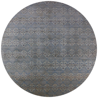 Tapis oriental gris foncé Grapeville