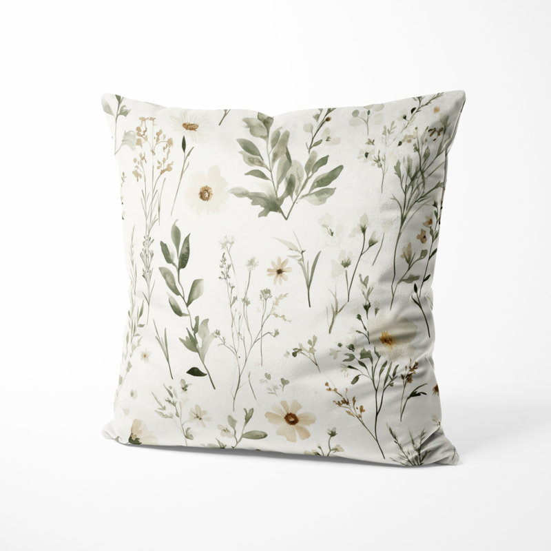 Coussin Country Farmhouse - Coussin Sage Meadow, H 18 po x l 18 po
