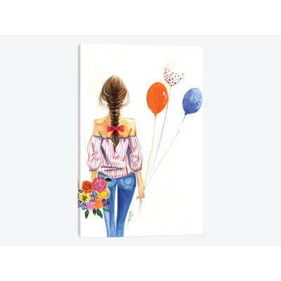 « balloon fille », impression sur toile