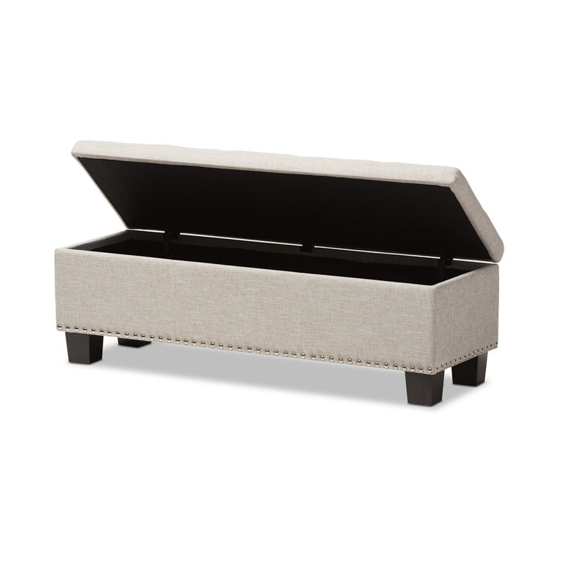 Mariana Polyester Upholstered Storage Bench