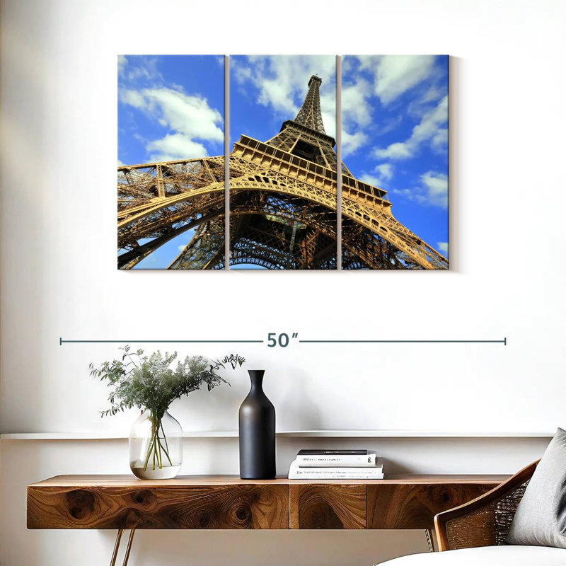 Lilie Towering Eiffel Tower Paris, 24" H x 38" W