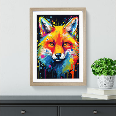 Fox Pop - Framed Print