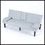 Canapé-lit 67 po en PVC multifonctionnel-165960201