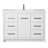 Alicano 48'' Single Bathroom Vanity With Cultured Marble Top, Pre-Assembled Bathroom Cabinet