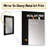 Pristine Spirit Spiritual Abstract VII - Geometric Decorative Wall Mirror, Modern Mirror, Printed Metal Art-2005285633