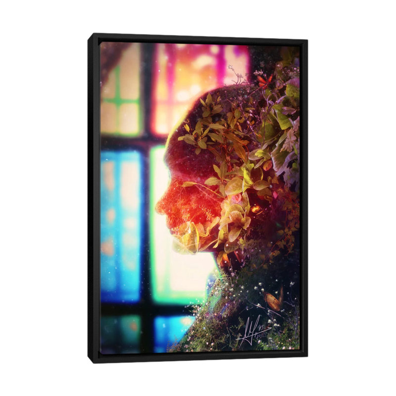 «Amnistie», reproduction sur toile, H 26 po x l 18 po x P 1,5 po, Toile avec cadre noir, Pas de tapis