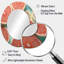 Grapefruit Gradient - Miroir mural ovale traditionnel-2032600665